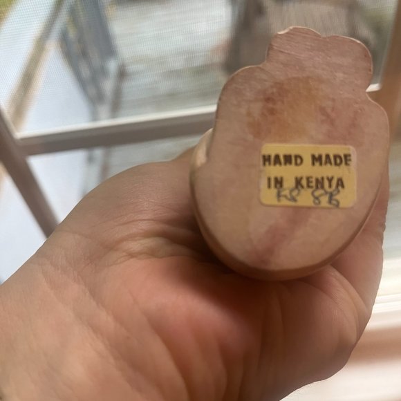 Soapstone 6.5"tall Cat hand made in Kenya - Picture 3 of 5